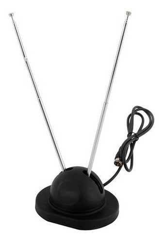 Antena Avispa Cromada Pin Fino Cable 1 Metro 0
