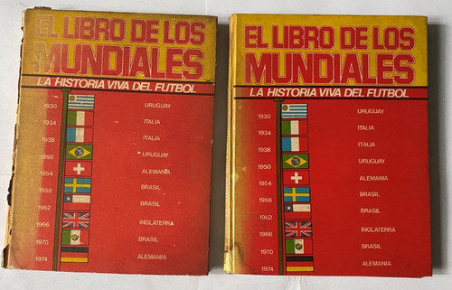 2 Tomos Los Mundiales De Fútbol, 580 Pag, 1978, Ez3 0