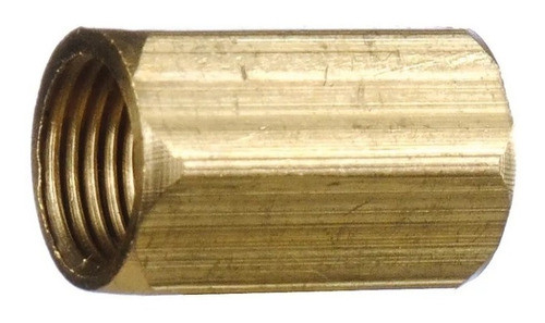 Cupla Unión Hembra De Bronce Rosca Diam 1/4 Pulgada 0