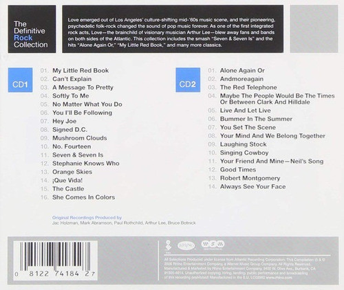 Love Cd: The Definitive Rock Collection ( E U - Doble ) 1