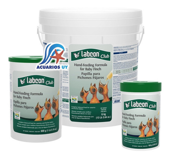 Alimento Aves. Labcon Papilla Para Pichones Pájaros 600g 0