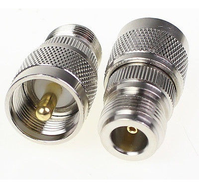 5 X Uhf Pl259 Macho Conector N Hembra Conector Recto Rf Adap 1