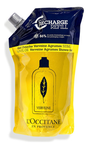Eco Refil Sabonete Líquido Verbena Cítrus 500ml L'occitane 0