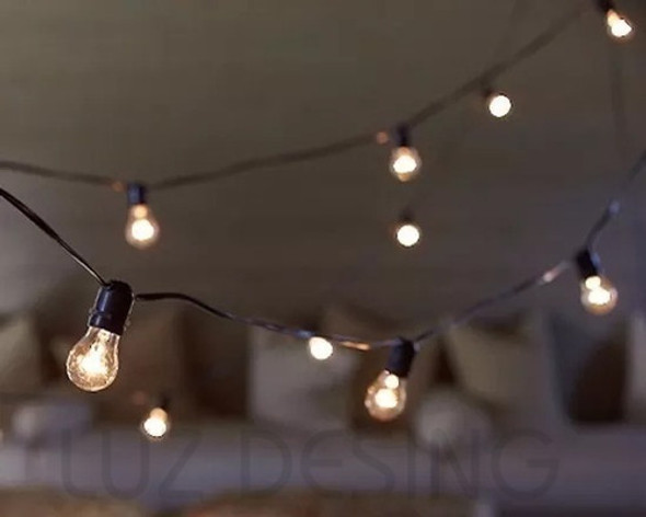 Guirnalda Luces Exterior 20 Metros Kermesse Apto Led 1