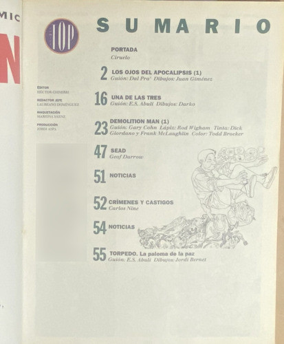 Cómics Top, La Mejor Historieta De Los 90, X7 1