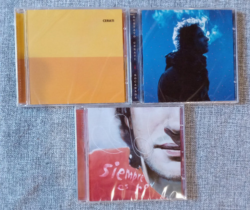 Lote 3 Cd Cerati - Amor, Bocanada Y Siempre Es Hoy ** Nuevos 0