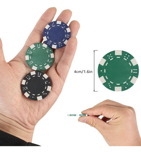Fichas De Póker Luobao, 5 Colores, 115g Para Juegos 1