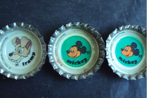 Lote Coleccionable De Tapitas Disney De Pepsi - 18 Unidades 1