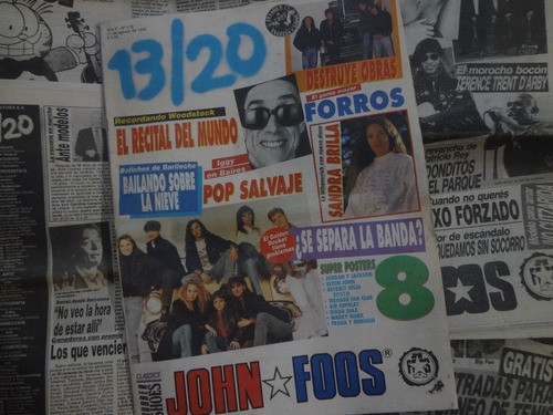 Revista 13/20 1992 Sandra Mihanovich Attaque 77 Iggy Pop 0