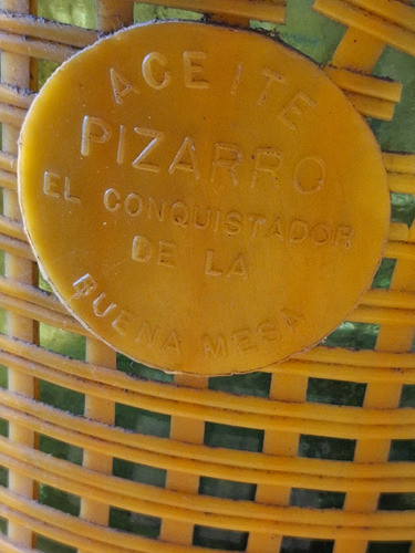 Antigua Damajuana De Litros 5 De Aceite Pizarro,  España 1