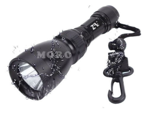 8 Modos 2000lm T6 Led Buceo Linterna Antorcha Submarina Lámp 0