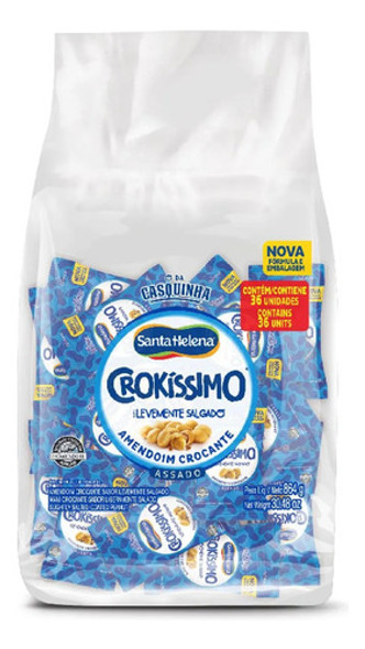 Saco C/ 36un. 24g De Amendoim Crokissimo Levemente Salgado 0
