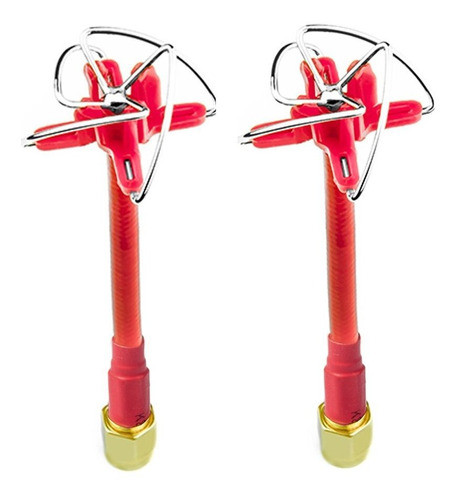 Akk Lr2 5.8g 5dbi Rhcp Fpv Antena De Trebol De Cuatro Hojas De Alta Ganancia Para Antena Macho Tx / Rx Sma 1