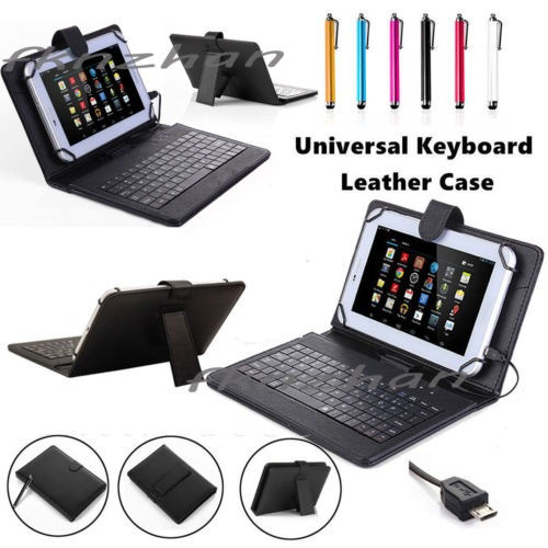 Para Samsung Galaxy Tab E Lite 7.0 Sm-t113 Folios Teclado Fu 0