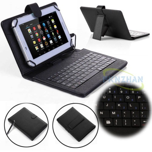 Para Samsung Galaxy Tab E Lite 7.0 Sm-t113 Folios Teclado Fu 1
