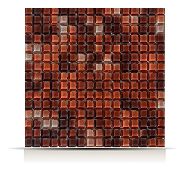 Malla 28.5x28.5 Tofi Caramelo Vidrio Acuarela 0