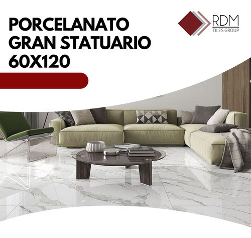 Porcelanato Importado Carrara Calacata 60x120 Brillante 1