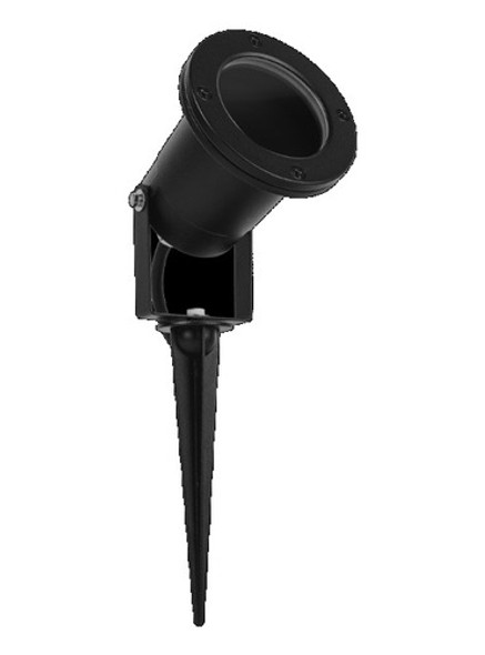 Estaca Aluminio Tipo Jabalina Ip65 P/gu10 H/35w 220v Negra 1