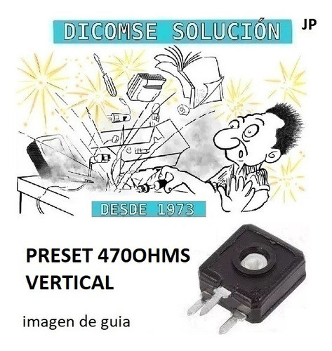 Trimpot Preset 1 Vuelta 470 Ohms 1-16330478-2 0