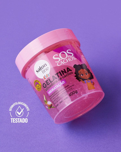 Línea Salón Gelatina Activadora Rizos Kids. Hidratacion 400g 1