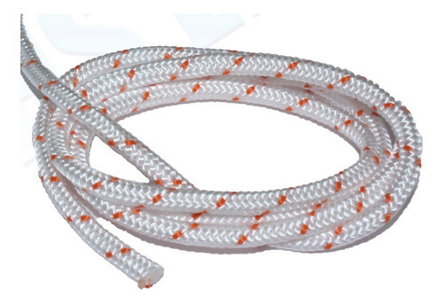 10m 6mm Lisa Trenza De Nylon Arranque Cuerda 3/16  Retroceso 0