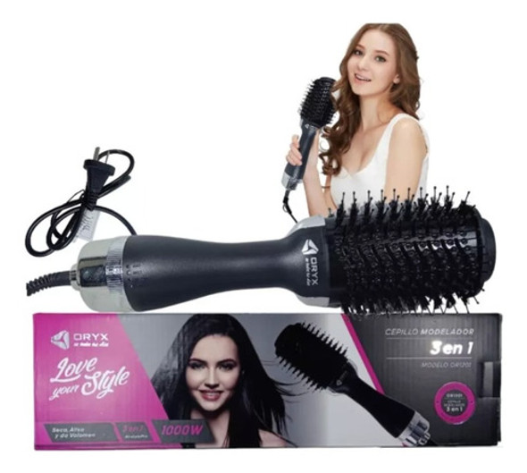 Cepillo Secador De Cabello Pelo Eléctrico Con Voluminizador 1