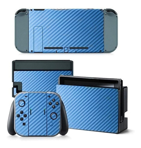 Nintendo Fibra De Carbono Controlador Cubierta De La Piel De 0