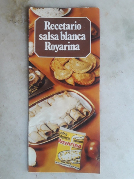 Recetario Salsa Blanca Royarina 1