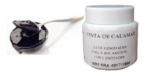 Tinta De Calamar 25g Rinde 7kg De Harina Para Amasar 0