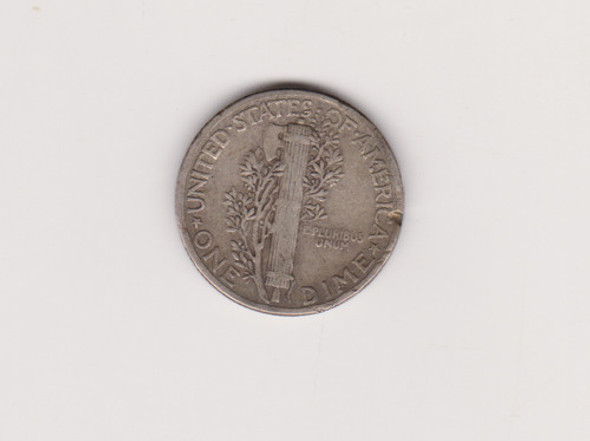 Moneda Eeuu One Dime Año 1944 Plata Muy Buena 1