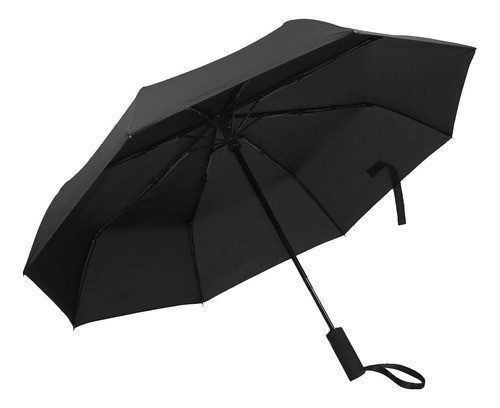 Paraguas Corto Resistente Plegable Npcqun Negro 1