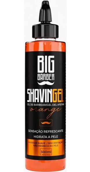 Shaving Gel Barbear Bisnaga Big Barber Orange Fardo 9 Unidad 1
