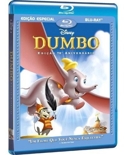 Blu-ray Dumbo Ed. 70° Aniversário - Original & Lacrado 0