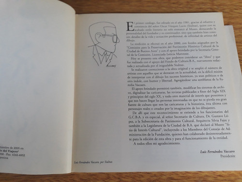 Museo De La Caricatura Severo Vaccaro Libro Folleto Byn 1