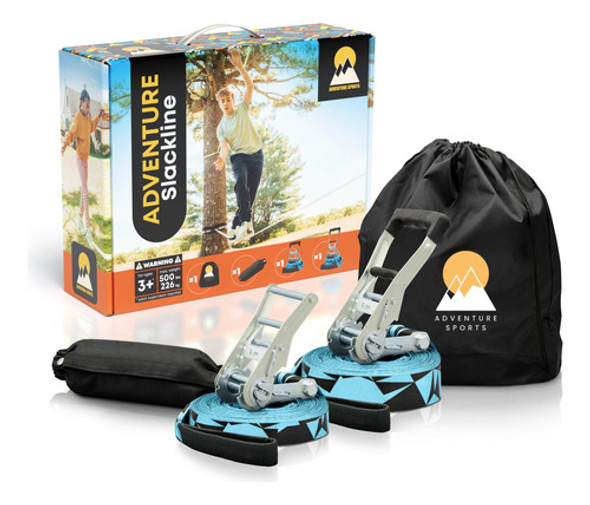 Juego Cuerda De Equilibrio Slackline - Adventure Sport 0
