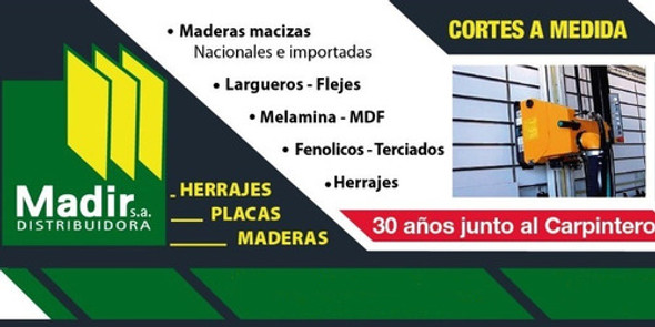 Placa Melamina Wengue 18mm 1,83 X 2,82mts- Madir 1