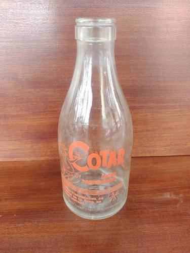 Botella Antigua Leche Cotar #4776 0