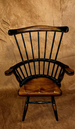 Silla Sillón Madera Estilo Windsor, De Muñeca O Adorno 1
