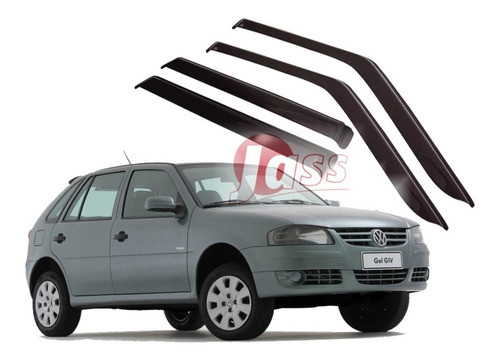 Deflector Ventanilla Oriyinall Vw Gol Power X4 Adhesivo 0