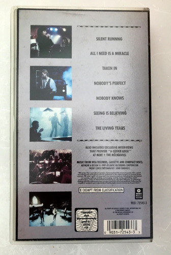 Mike & The Mechanics - A Closer Look. Vhs Original Inglés 1