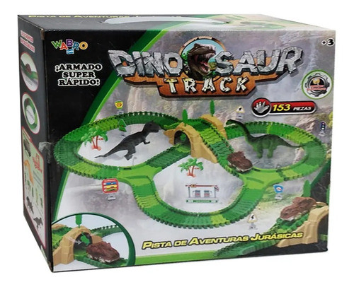 Pista Aventuras Jurasicas Dino Track Puente Y Tunel Pr 0
