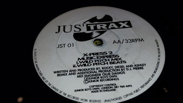 X Press 2 Music Express Vinilo Maxi Muy Buen Estado Uk 1993 0