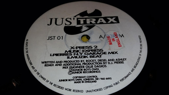 X Press 2 Music Express Vinilo Maxi Muy Buen Estado Uk 1993 1