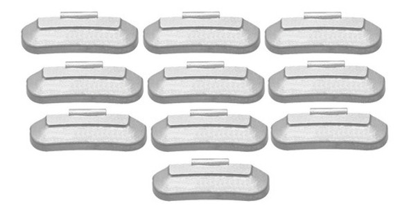 10 Contrapesos Para Balanceo Auto / Camioneta De 50 Gramos 1