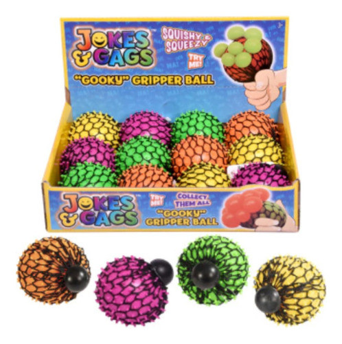 Pelota Antiestrés Gripper Pocket Money Surtido X1 Wabro 4 0