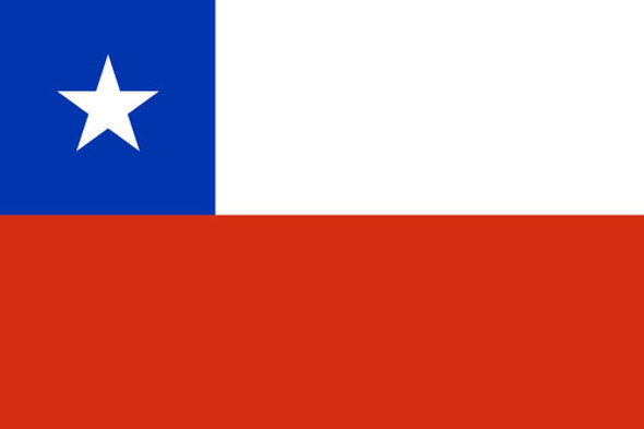 Bandera  De Chile 1,50mt X90cm 0