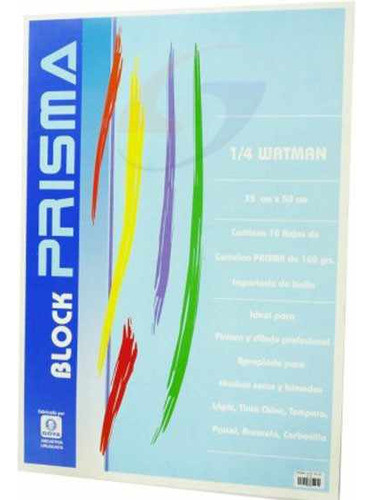 Block Dibujo Prisma 1/4 160gr. Serviciopapelero 0