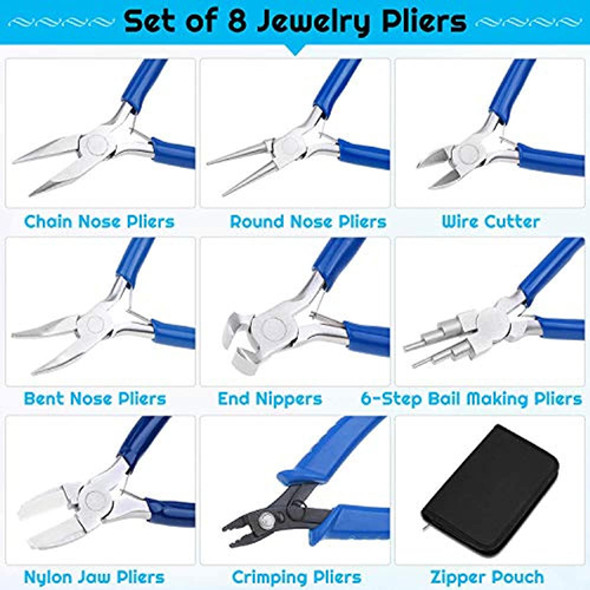 Alicates Para Joyería, Shynek 8 Piezas Alicates Para Hacer J 1