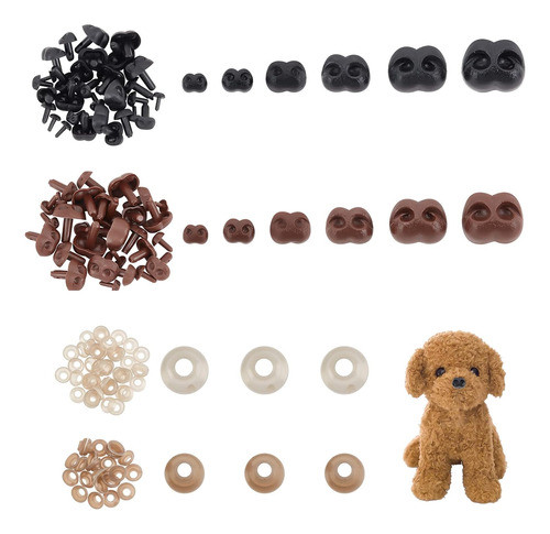Narices Para Peluches Y Muñecos 6 Tamaños 72 Pcs 0