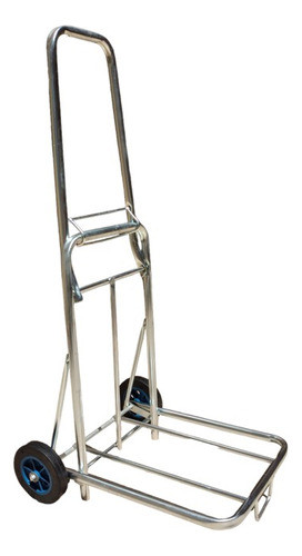 Carrinho De Carga Aço Zincado Carrega 150kg Dobrável C Corda 0